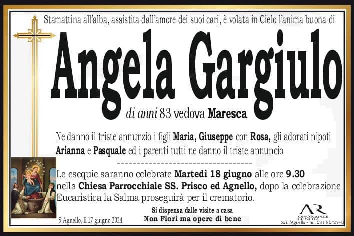 Sant'Agnello porge l'estremo saluto ad Angela Gargiulo, vedova Maresca