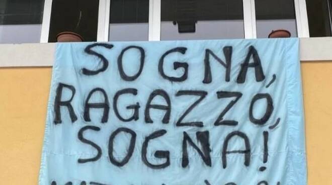 striscione maturandi