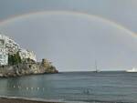 Amalfi l'arcobaleno del 22 luglio 2024