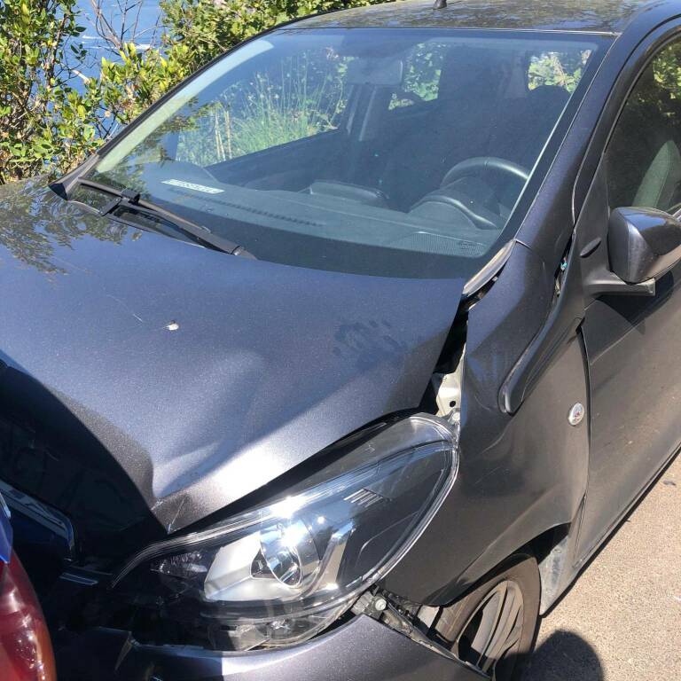 auto sosta danneggiate positano