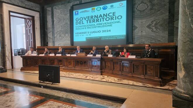 CONOSCENZA, PREVENZIONE, RISCHI E RICOSTRUZIONE, SOLITO CONFRONTO A NAPOLI SULLA GOVERNANCE DEL TERRITORIO