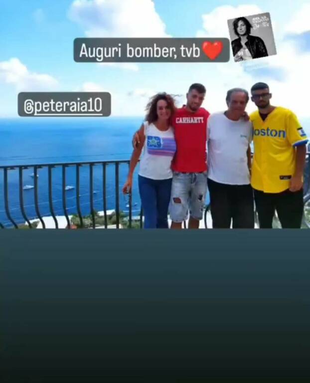 Cuore San Vito Positano, gli auguri di buon compleanno a Peter Raia