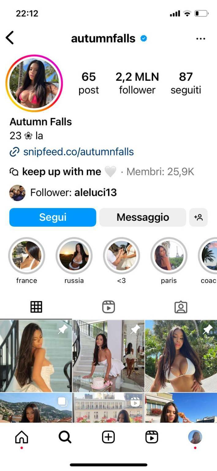 Instagram autum falls