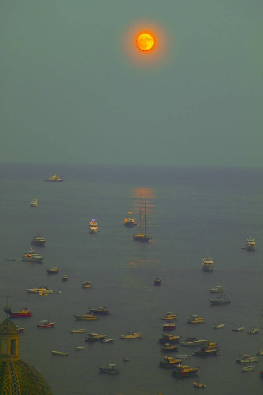 "Luna piena del Cervo" a Positano