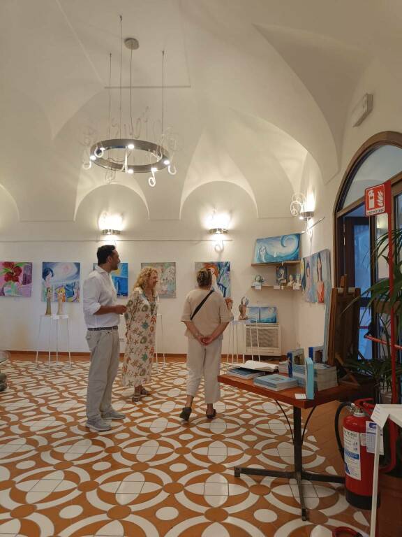 mostra Claudia cundari a Positano