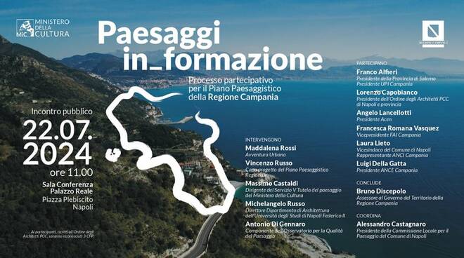 Paesaggi in formazione,parte il processo partecipativo sul piano paesaggistico regionale