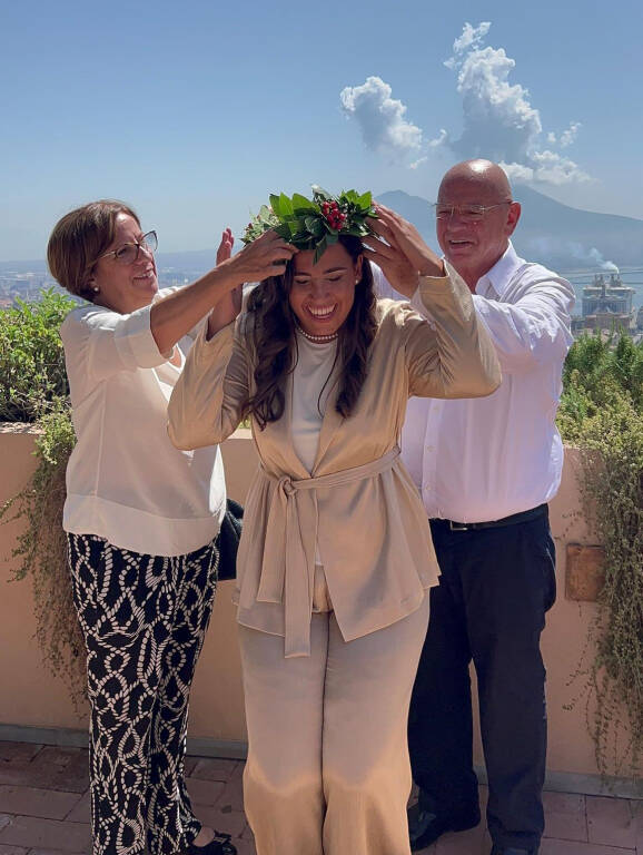 Sorrento, auguri a Giovanna Fiorentino per la Laurea in Scienze della Formazione Primaria