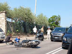 Vico Equense, incidente stradale al bivio della galleria. Coinvolti un motociclo ed un Van