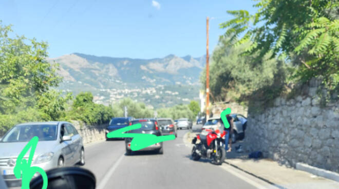 Vico Equense, incidente stradale sulla SS 145