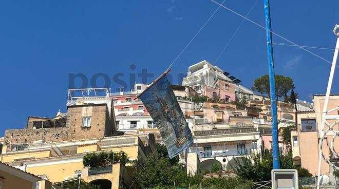 alzata del quadro positano