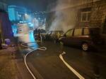 Auto in fiamme Ischia