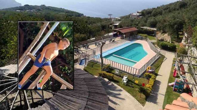 Castellammare, Giuseppe morto annegato. Sequestrata la piscina dell'agriturismo di Vico Equense 