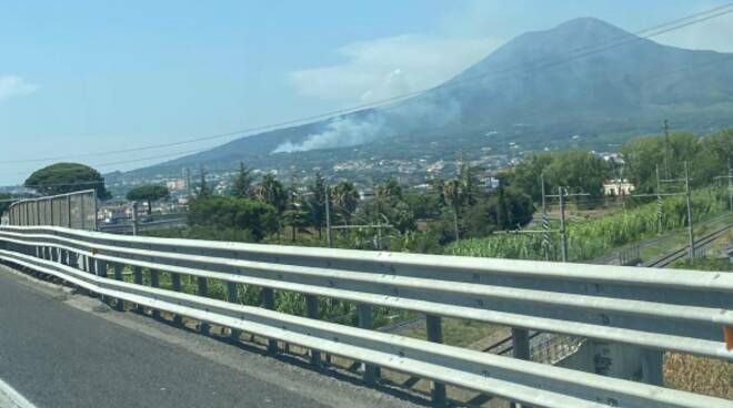 Emergenza incendi a Montevergine