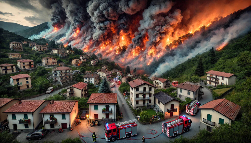 Emergenza incendi a Montevergine