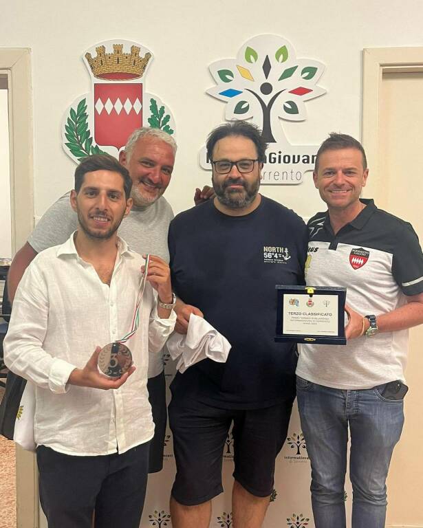 Finali del torneo di biliardino a Sorrento