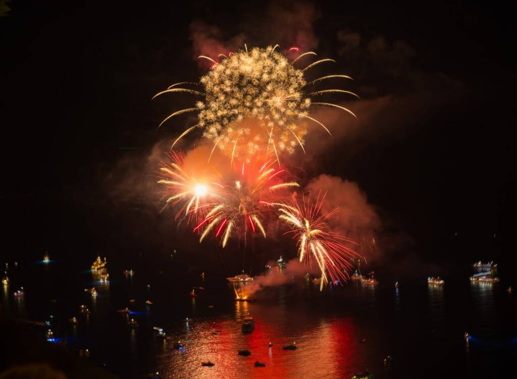 fuochi d'artificio ferragosto positano