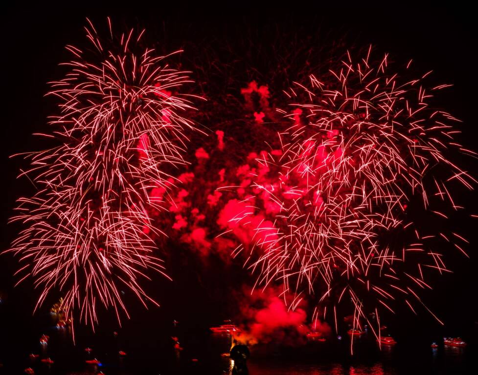 fuochi d'artificio ferragosto positano