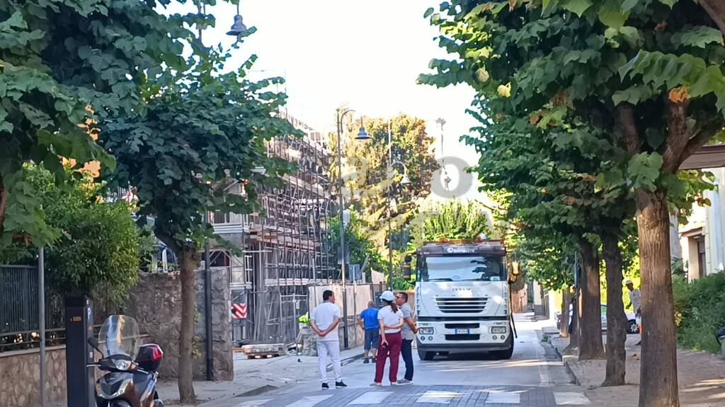 Piano di Sorrento: Via Carlo Amalfi Chiusa per Lavori all'MSC