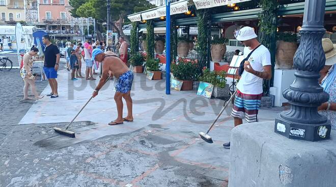 Positano pulita 