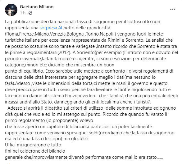 post gaetano milano