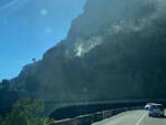 Principio di incendio a Positano sulle montagne a confine con Tordigliano