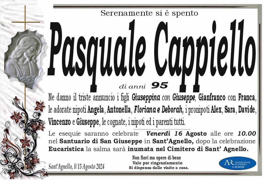 Sant'Agnello porge l'estremo saluto a Pasquale Cappiello