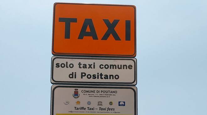 tariffe taxi positano