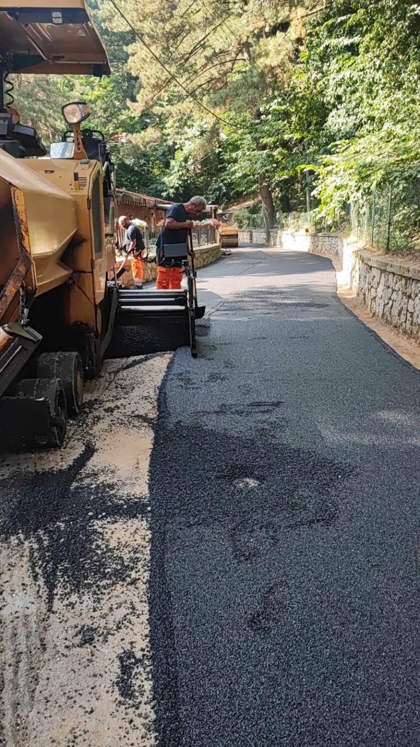 Vico Equense, lavori di ripavimentazione del Monte Faito