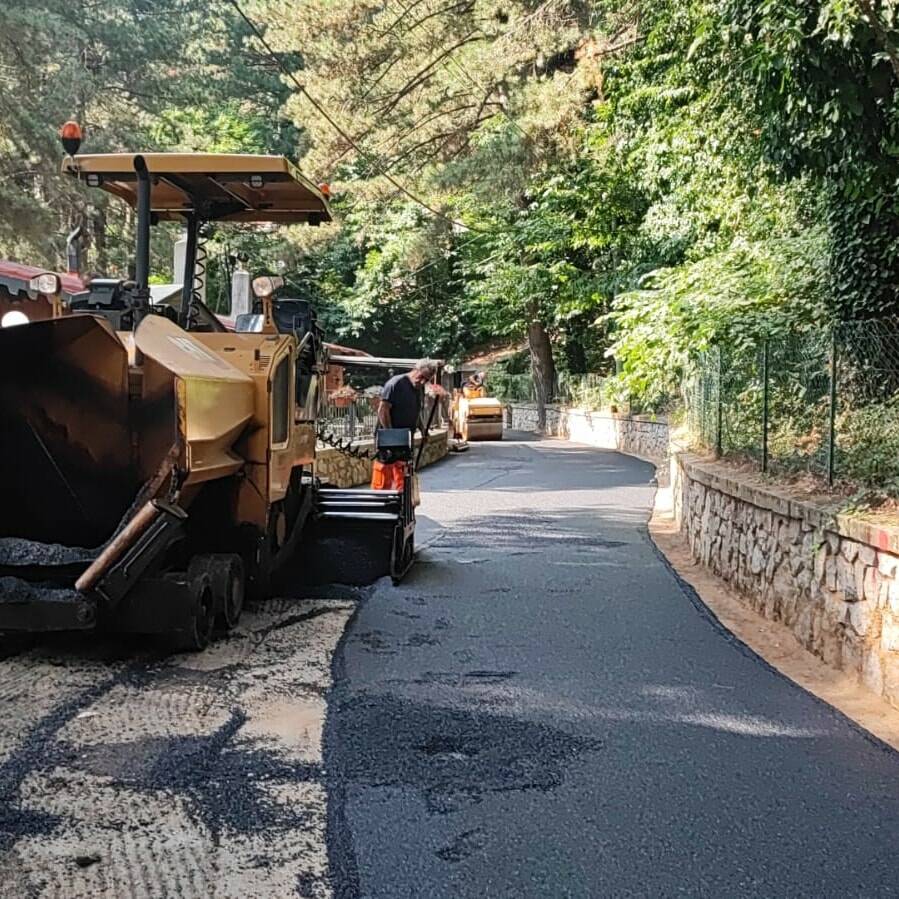 Vico Equense, lavori di ripavimentazione del Monte Faito