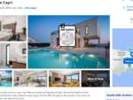 Villa inesistente a Capri booking rimuove l'annuncio