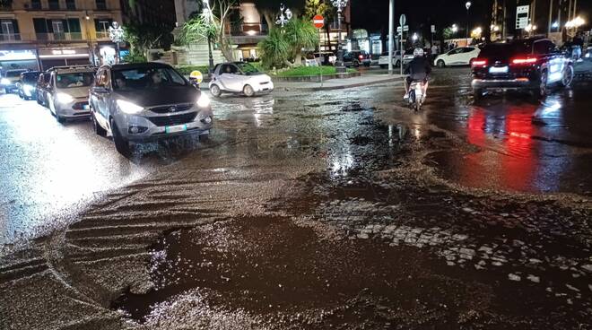 Castellammare invasa da fango e acqua 