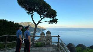 Il buongiorno dei carabinieri a Ravello