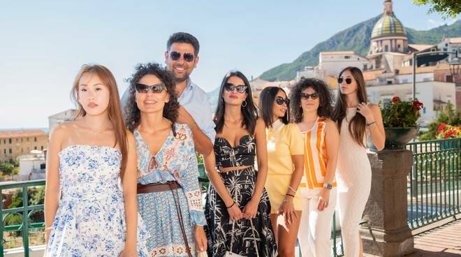 Influencer famose a Vietri sul mare