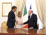 La presidente del Consiglio dei ministri, Giorgia Meloni, ha sottoscritto a Palazzo Chigi l'Accordo per la coesione per la Campania con il Presidente della Regione, Vincenzo De Luca.