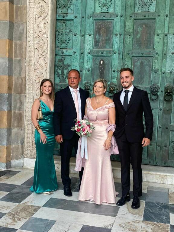 Lucia Esposito e Gerardo Angelisi 25 anni matrimonio Amalfi