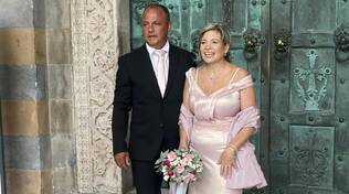 Lucia Esposito e Gerardo Angelisi 25 anni matrimonio Amalfi