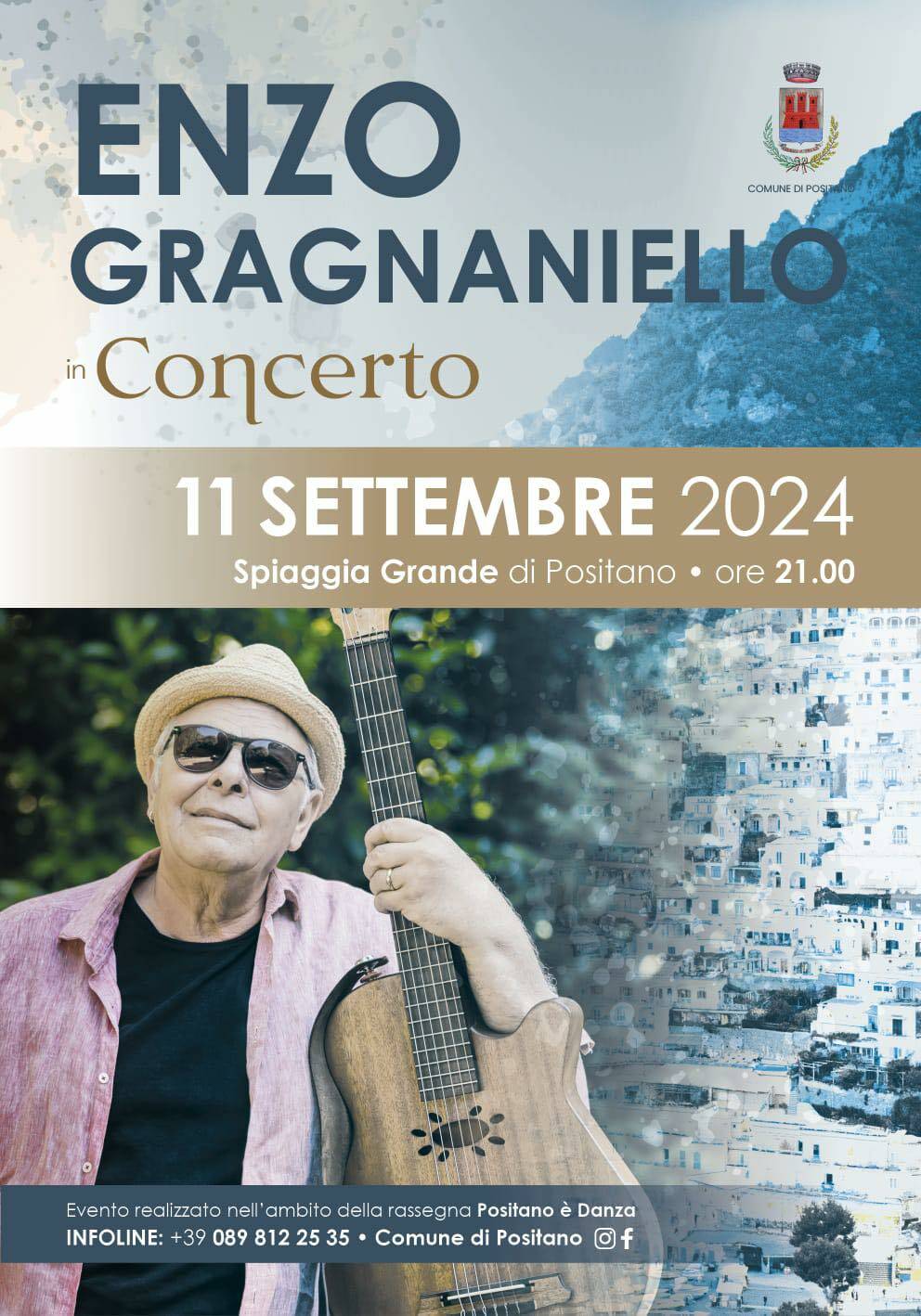 Positano, concerto del Maestro Enzo Gragnaniello