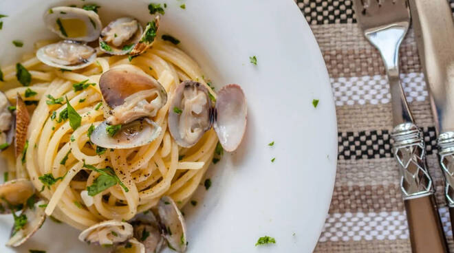 spaghetti con le vongole